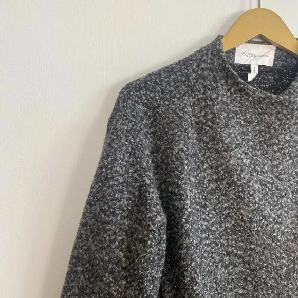 BCBGeneration Gray Asymmetrical Zipper Sweater - Picture 5 of 11